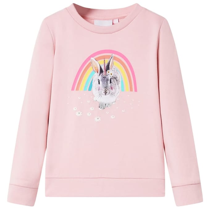 vidaXL Kindertrui 104 lichtroze
