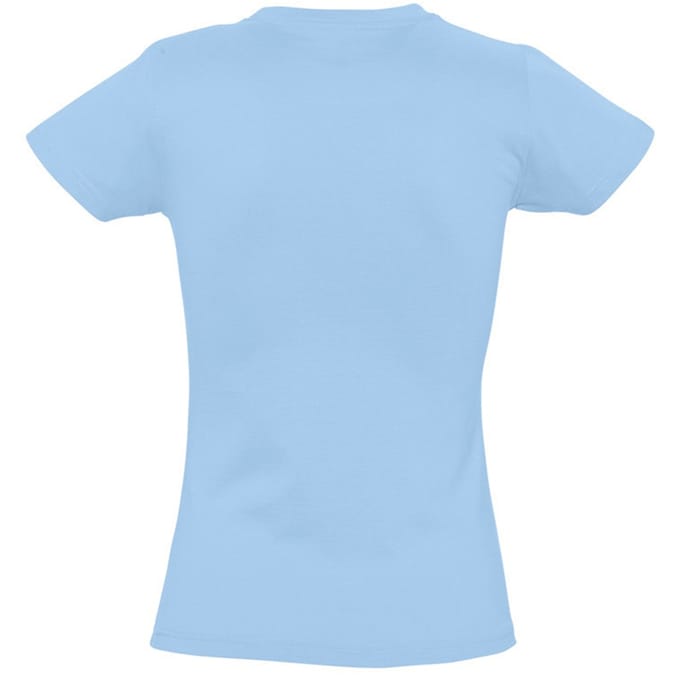 SOLS Dames/dames Imperial Heavy Short Sleeve T-Shirt (Hemelsblauw)