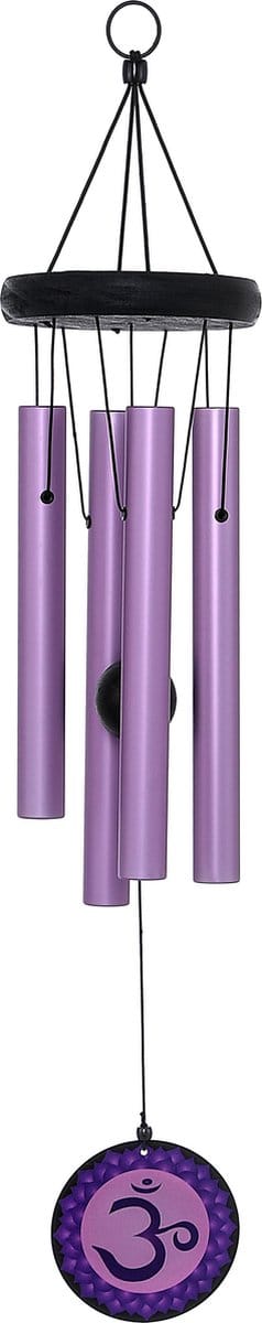 Chakra Windgong Crown - Windchime - MDC24CR - Paars - 60cm