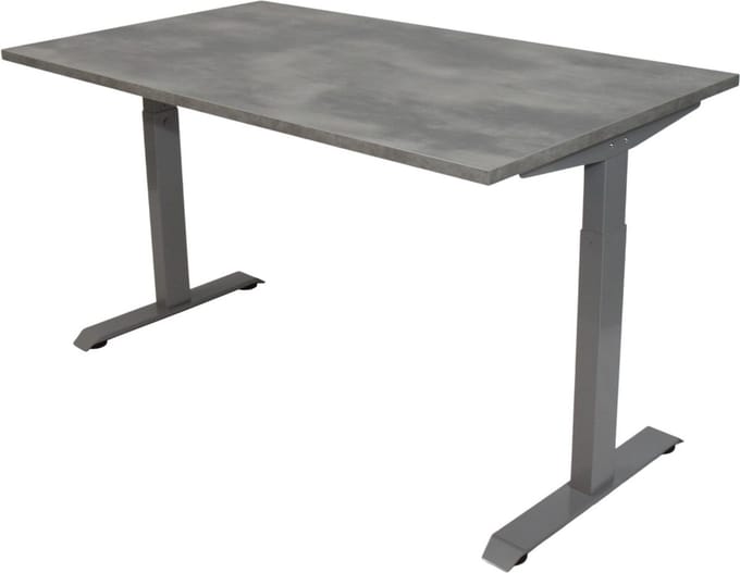 Office Hero® Cosmic - In hoogte verstelbaar bureau grijs frame - Game bureau - Computertafel - Werktafel - 160x80 - Oxyd