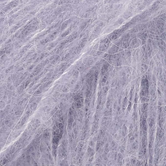 DROPS Brushed Alpaca Silk Uni Colour - 17 licht lavendelblauw - Wol Garen