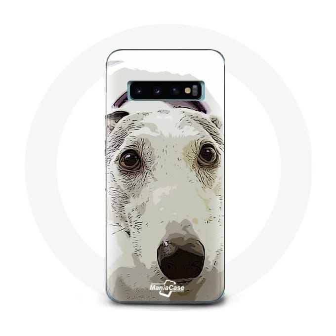Coque pour Samsung Galaxy S10 Lévrier greyhound Race de chiens