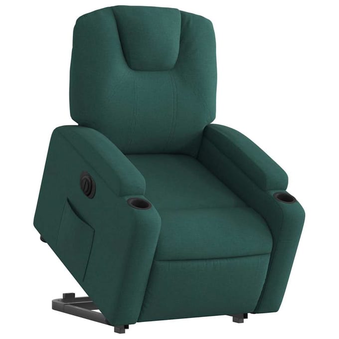 Vidaxl Sta-op Massagestoel, Elektrisch, Verstelbaar, Groen