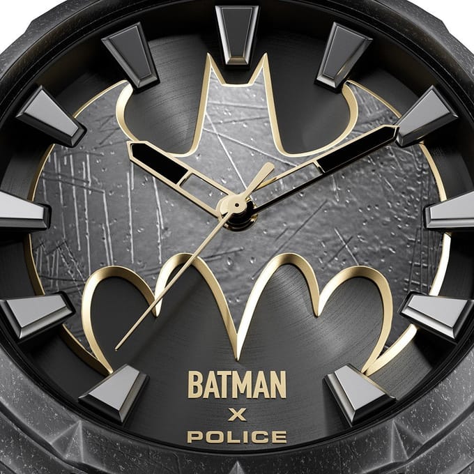 Police The Bat 45mm 5atm Quartz Analogical Horloge Zilver Man