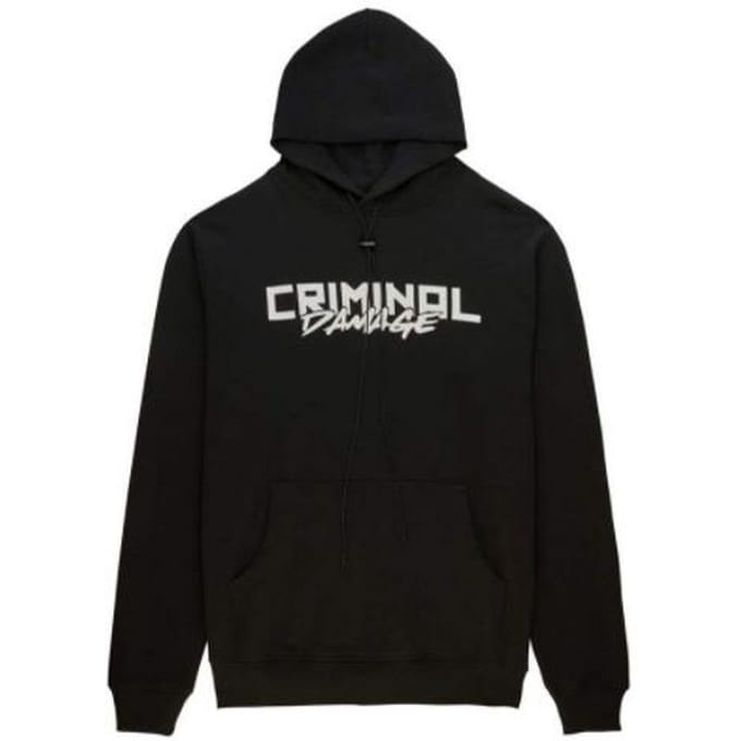 Criminal Damage Lemon Heren Zwart Hoodie