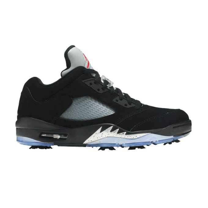 Air Jordan 5 Low Golf 'Black Metallic' 38.5