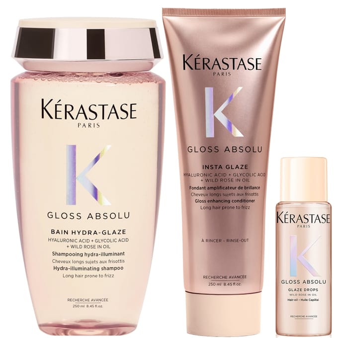 KERASTASE - Gloss Absolu Glaze Drops Wild Rose In Hair Oil Mini 15ml
