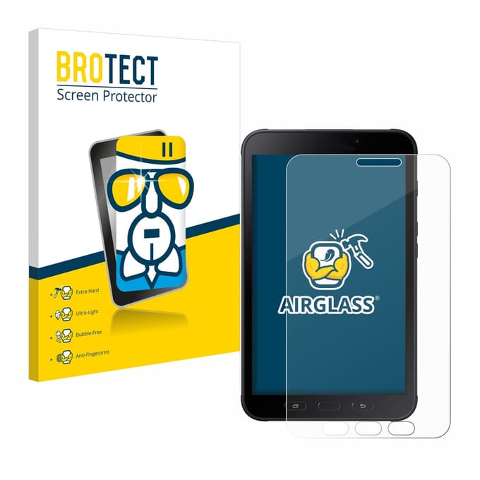 Screenprotector voor Samsung Galaxy Tab Active 2 SM-T395 Beschermglas transparant