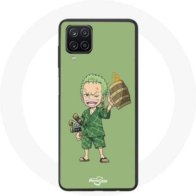 Coque Samsung Galaxy A12 One piece Manga Roronoa Zoro