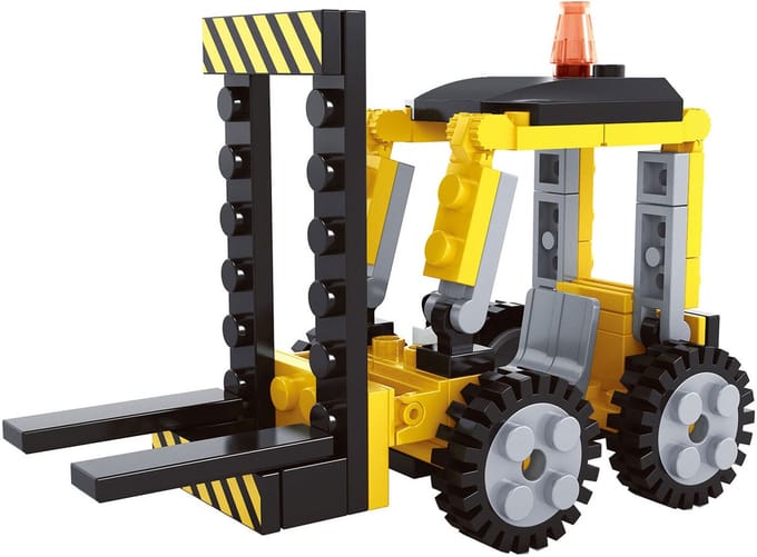 Bouwset Constructie Heftruck - 74dlg.