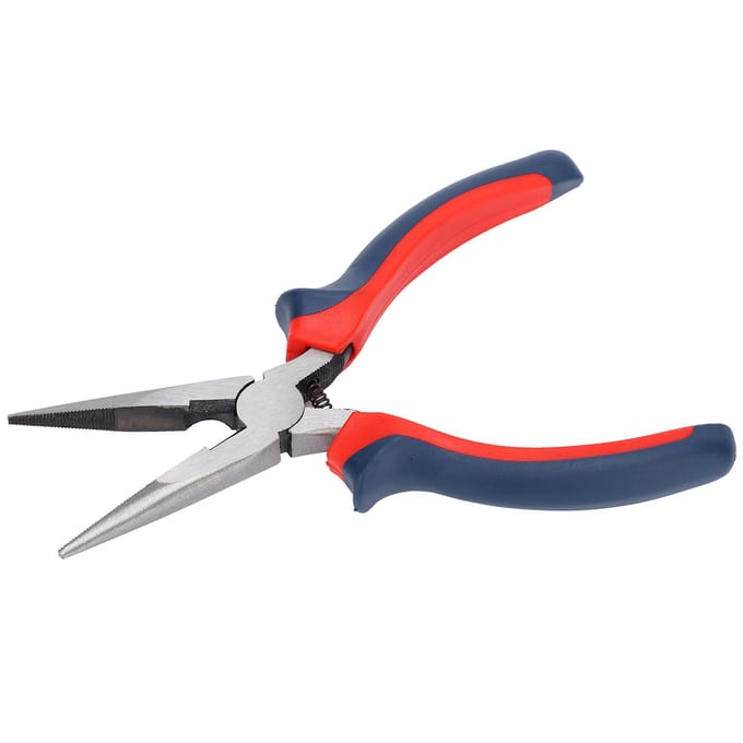 Pince Plate Professionnelle pour Fil Multifonction Sans Effort Poignée Antidérapante Outils Manuels gray