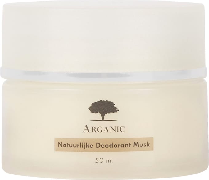 Natuurlijke Deodorant met Verzorgende Arganolie - Musk - 50 gram