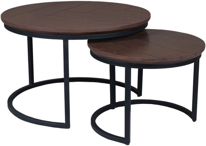 Starfurn - Salontafel Otik - Bruin - 70x70x45 cm