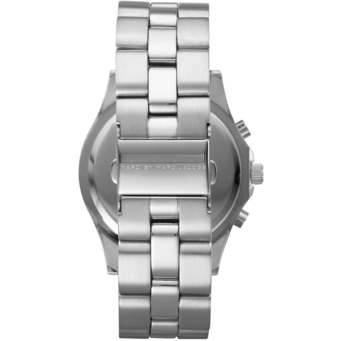 Marc Jacobs MBM3100 Blade Zilver Wit Dames Horloge
