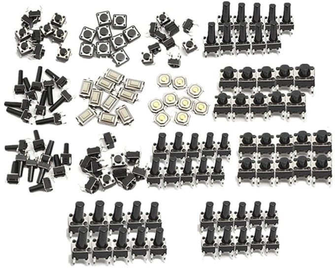 140 Stuks Momentary Touch Drukknop Micro SMD SMT Tact Switches