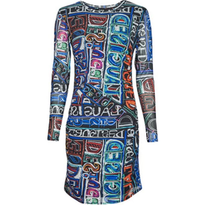 Desigual  Korte Jurk VEST_LETTERING