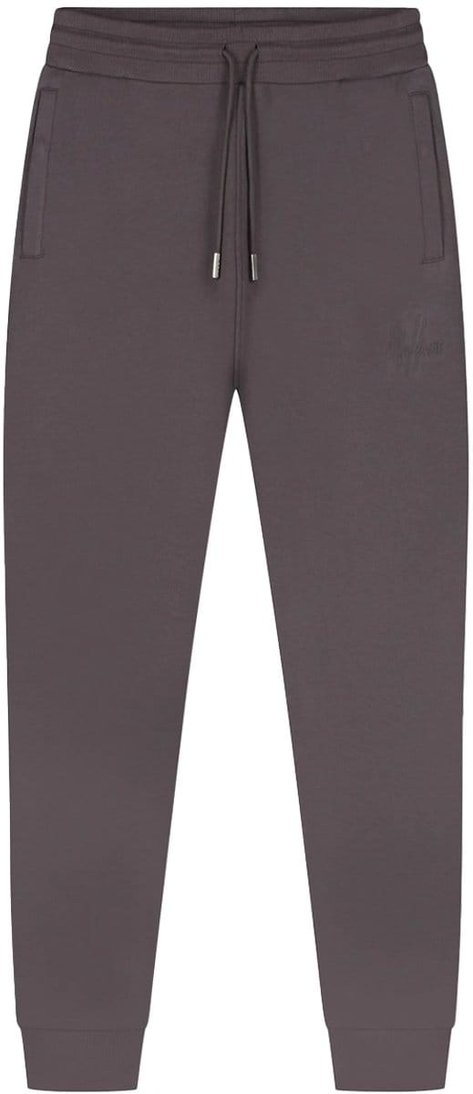 Malelions striped signature joggingbroek in de kleur bruin.