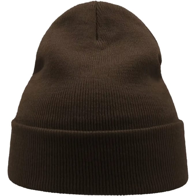 Atlantis Headwear - Wind Beanie Recycled - Brown - One Size