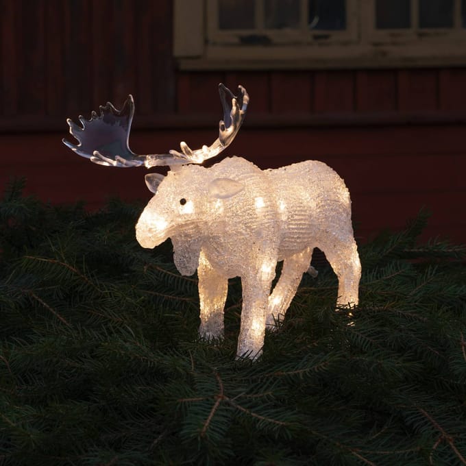 Konstsmide Christmas LED-lichtfiguur eland voor buiten Batterij