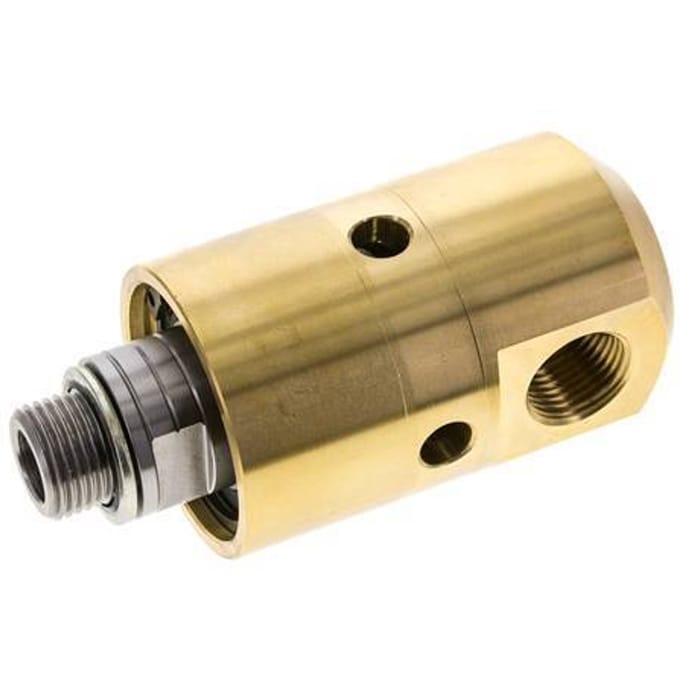 Draaidoorvoer G1/2'' Binnendraad X G1/2'' Buitendraad Linkshandig Messing 50bar