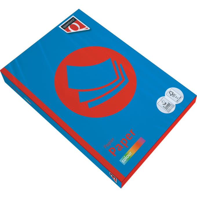 Kopieerpapier Quantore Colour A4 120gr diepblauw 250 vel