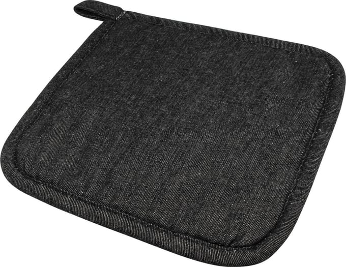 Pannenlap - Zwart - 20x20 cm - Jeans zwart
