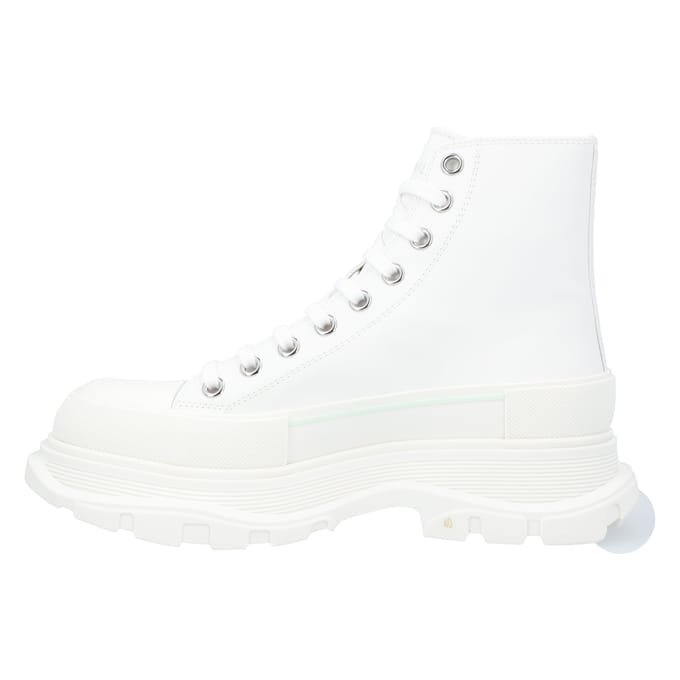 Alexander McQueen Tread Slick Boots 'Witte Graffiti'