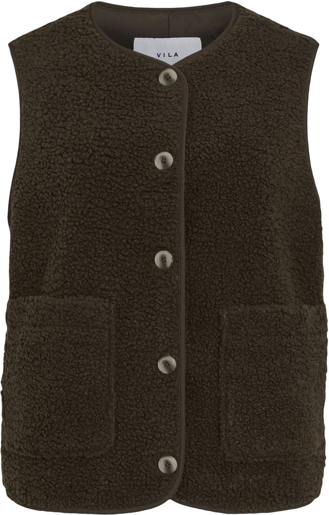 VILA Gilet VIADA teddy