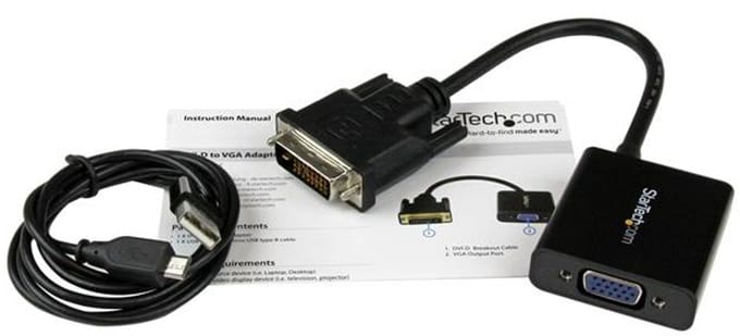 StarTech.com DVI-D-naar-VGA actieve adapter / converterkabel 1920x1200