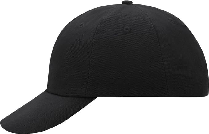 Zwarte baseballcap voor volwassenen