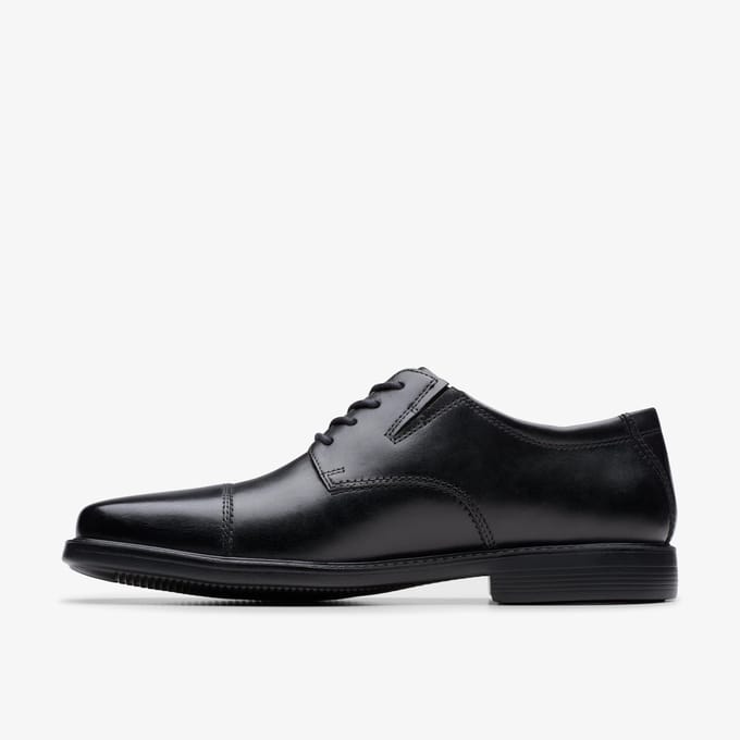 Cosgrove Hoed Zwarte Leren Schoenen