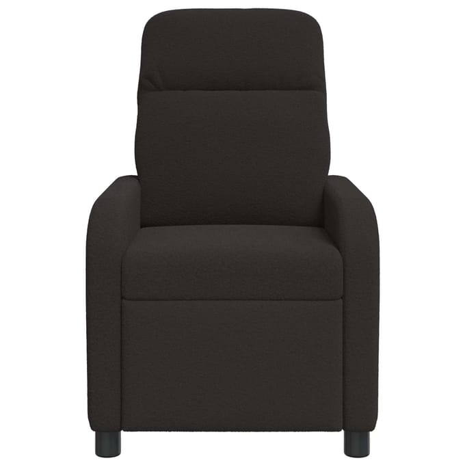 vidaXL - Recliner - Zwart - Bouclé