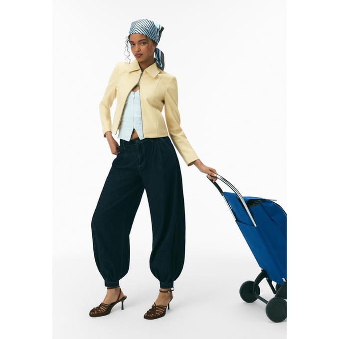 Stradivarius Balloon jeans  VERBLEEKTE DENIM WASSING 42