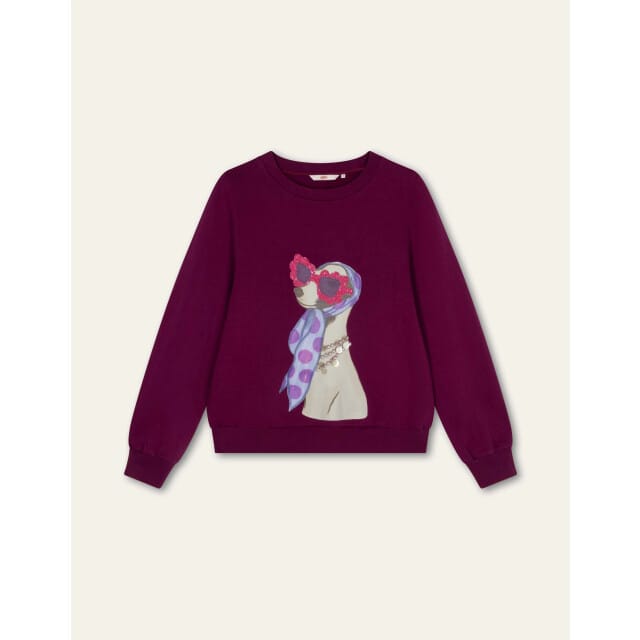 Oilily Hipper Sweater- maatS Magenta Paars