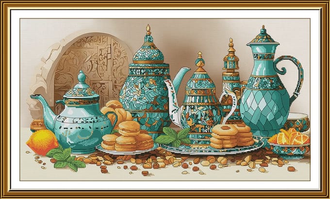 Borduurpakket Nova Sloboda - Oriental Sweets - Oosterse Lekkernijen
