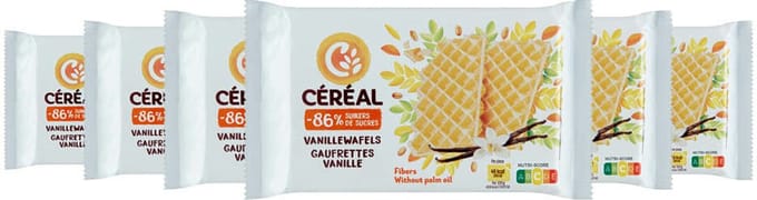 Céréal Vanillewafels - 6 x 90 gr - Voordeelverpakking