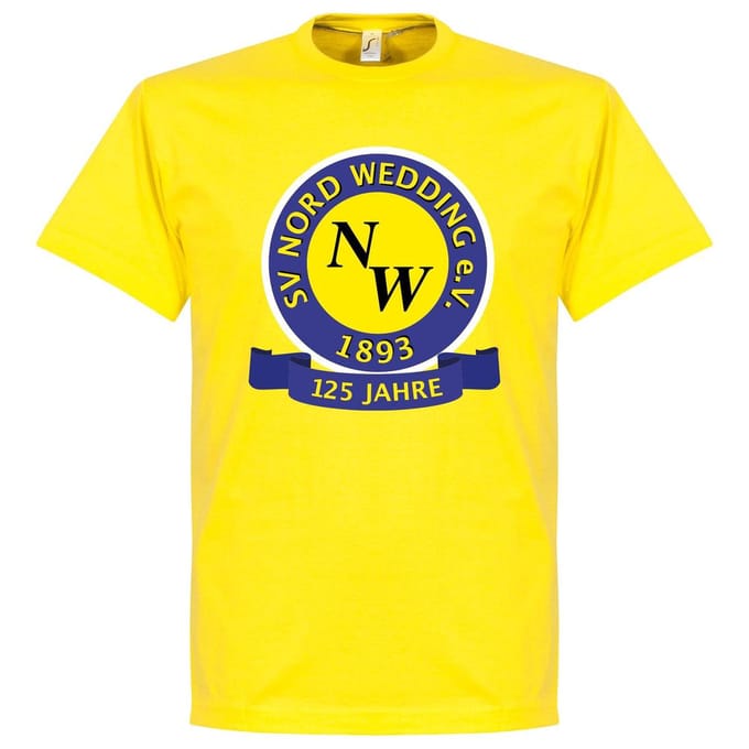 SV Nord Wedding Centenary T-Shirt - Geel - M