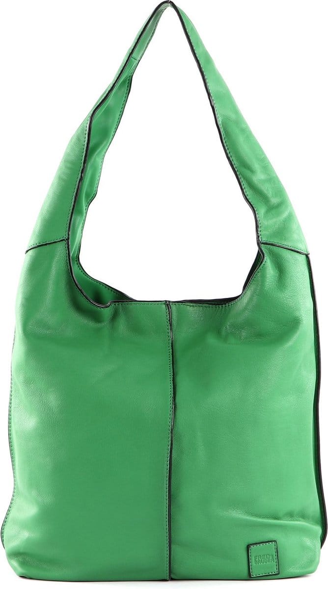 FREDsBRUDER Leren Schoudertas FB 100 II Shoulderbag Electric Green Groene