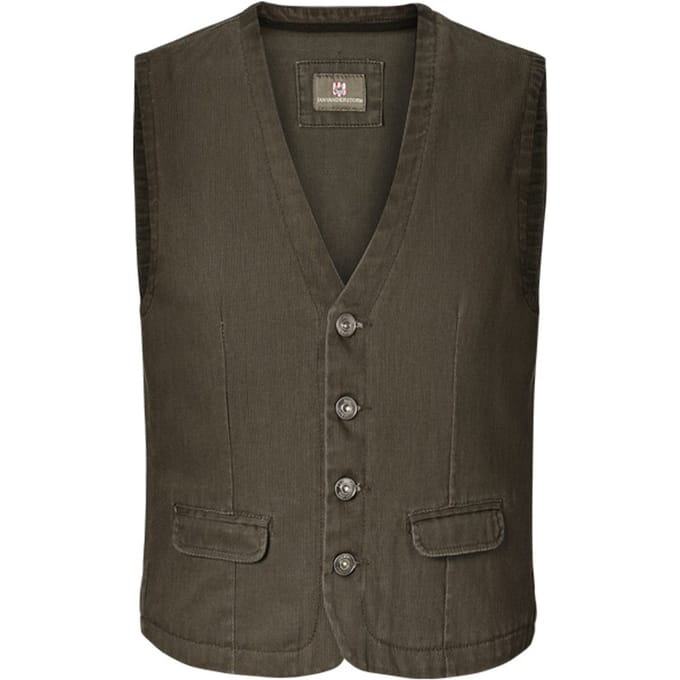 Jan Vanderstorm herren Bodywarmer - 72 - olijf - Plus Size