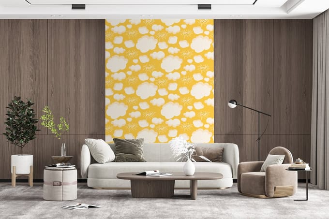 Behang - Fotobehang Popcorn - Quotes - Patronen - Pop - Breedte 200 cm x hoogte 300 cm