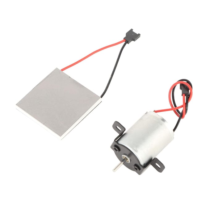 Openhaardventilator Accessoires Motor Stroomopwekking Plaat voor Warmte-aangedreven Kachelventilator white