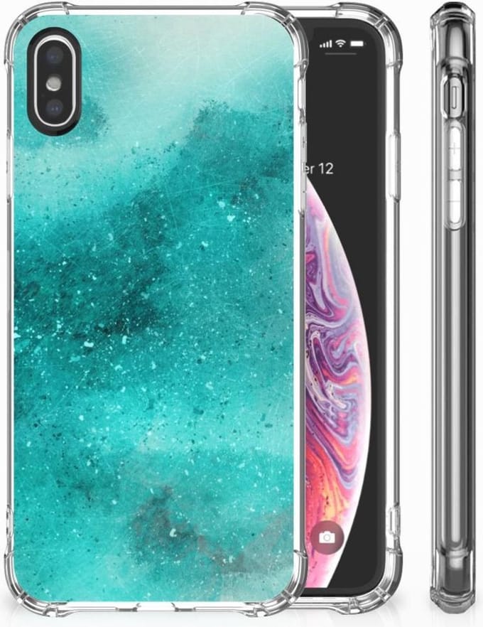 Back Cover Apple iPhone X | Xs Painting Blue
