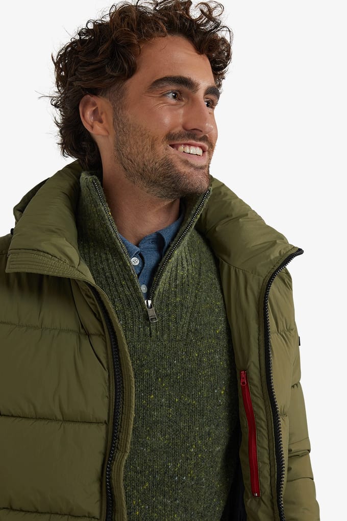 McGregor Hooded Bomber Jacket Moss Green Größe: XXL | Winterjacken Outlet | Herren | Grün