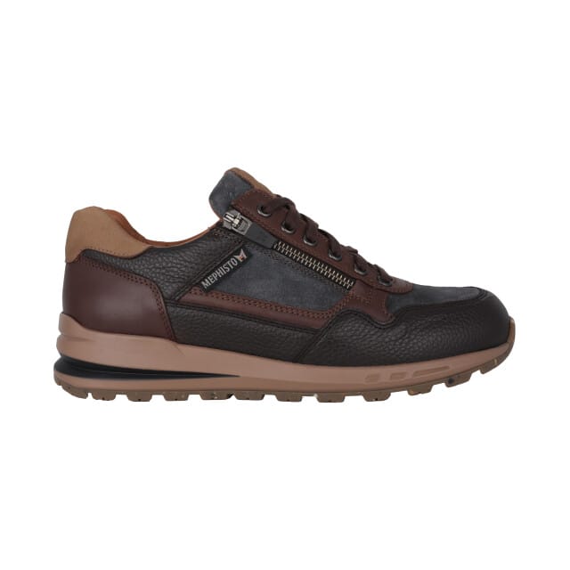 Mephisto Bradley - heren sneaker - Bruin - maat 40 (EU) 6.5 (UK)