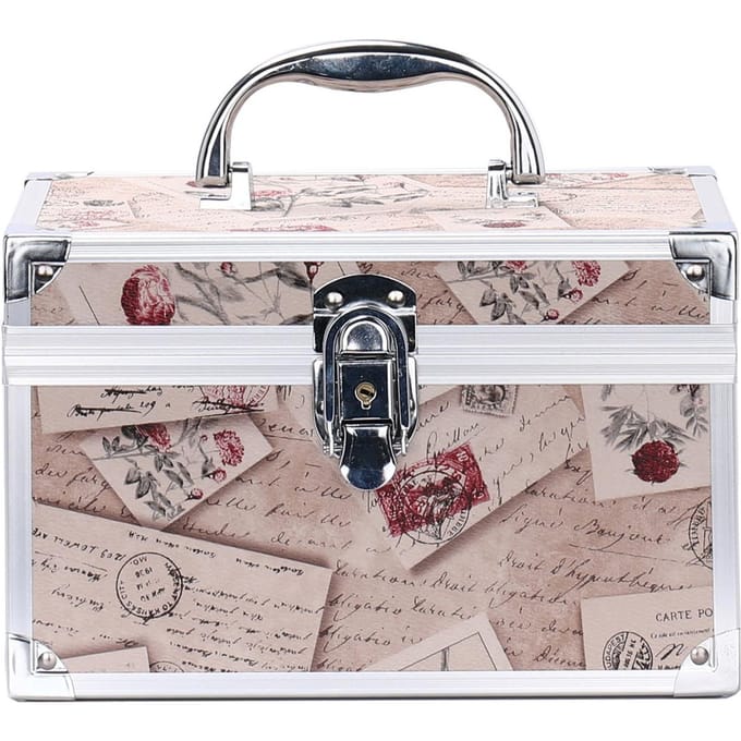 Cosmetische organizerbox Draagbare make-upkoffer Afsluitbare opbergdoos voor sieraden en make-upgereedschap