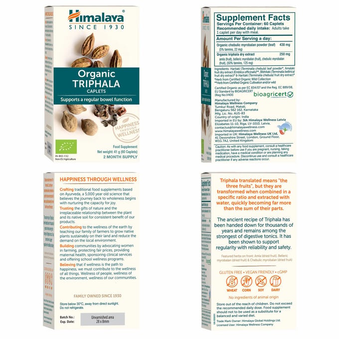HIMALAYA - Dieet supplement - natuurlijk - reinigend - 60 capsules