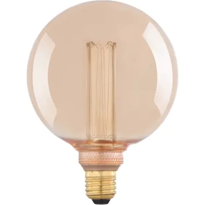 Eglo Ledfilamentlamp Globe - Amber - D12,5cm - Warm Wit - E27 - 4w