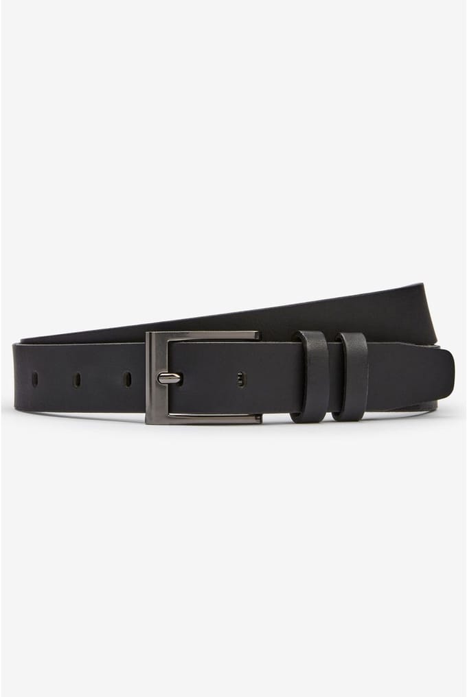 Next - Heren - Leren riem - Zwart