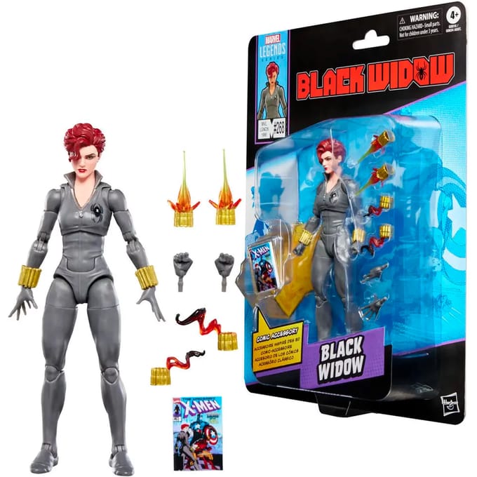 Hasbro Marvel Legends Series Black Widow, X-Men and Avengers Comics-Inspired Action Figure
