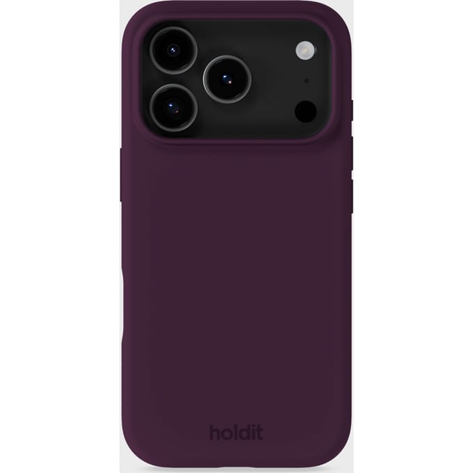 Holdit Silicone Case geschikt voor Apple iPhone 17 Pro Max - Deep Plum